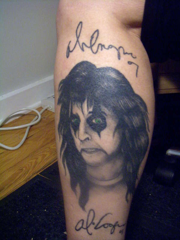 Alice Cooper tattoo