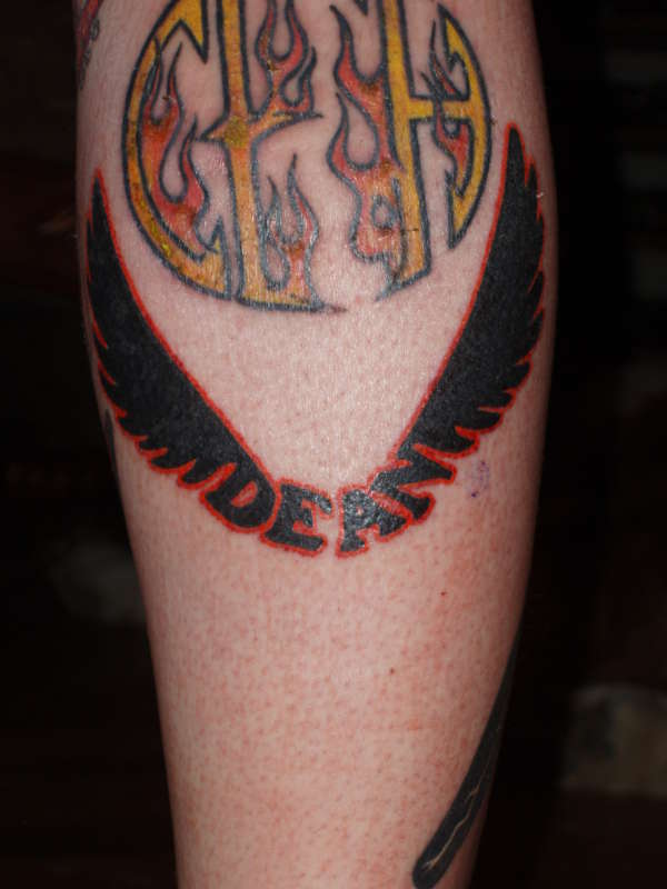Dime tribute, tattoo