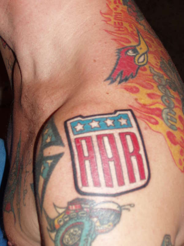 Plymouth AAR Cuda tattoo