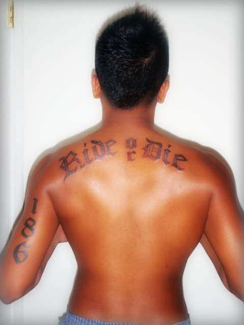 Ride or Die tattoo