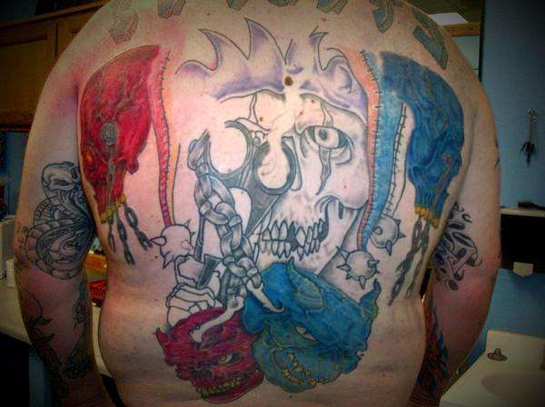 back inprogress tattoo