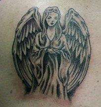 angel tattoo