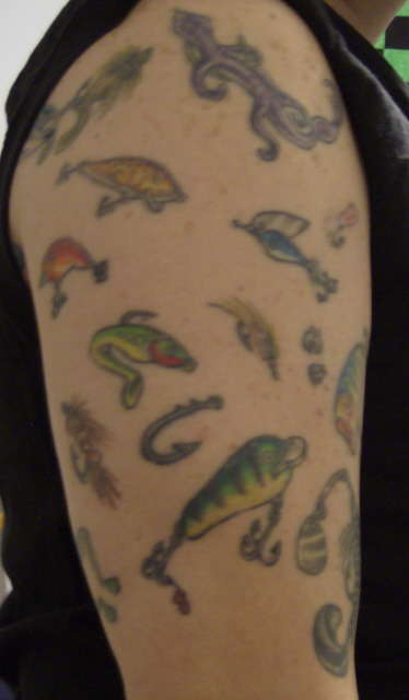 lure sleeve side tattoo