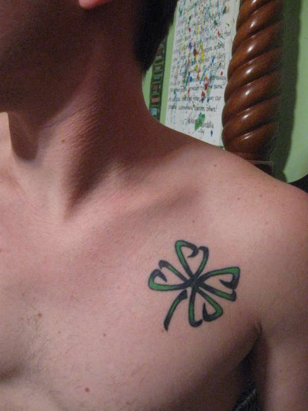 4-Leaf Clover Left tattoo