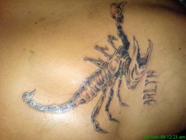 scorpion tattoo