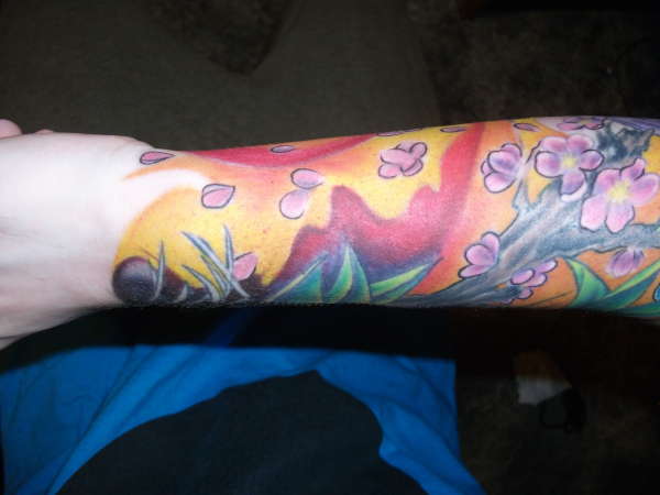 color in my arm tattoo