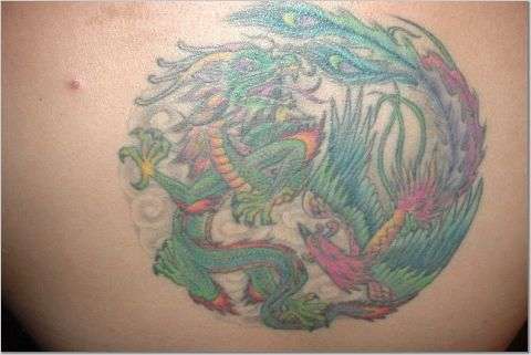 Dragon/Phoenix tattoo