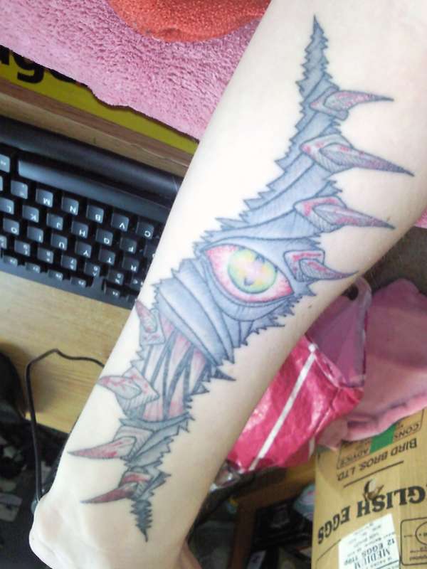 my first monster tattoo
