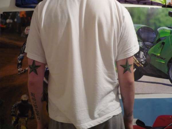Two stars tattoo