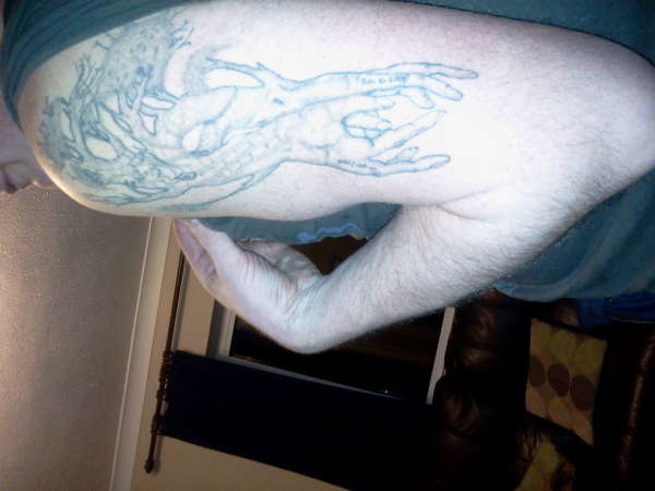 tree hands tattoo