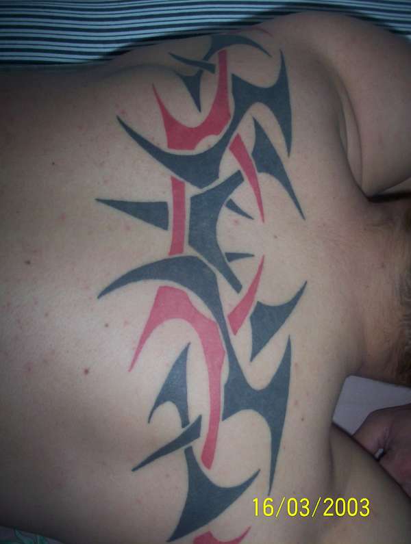 shoulder/back tattoo