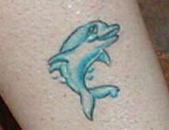 Flipper tattoo