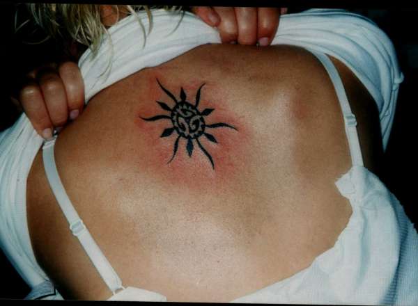 TRIBAL SUN tattoo