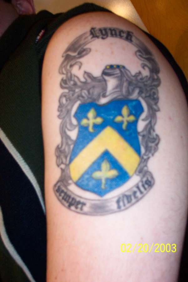 Celtic Crest tattoo