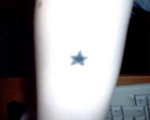 my ickle star tattoo