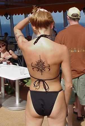 Me Back tattoo