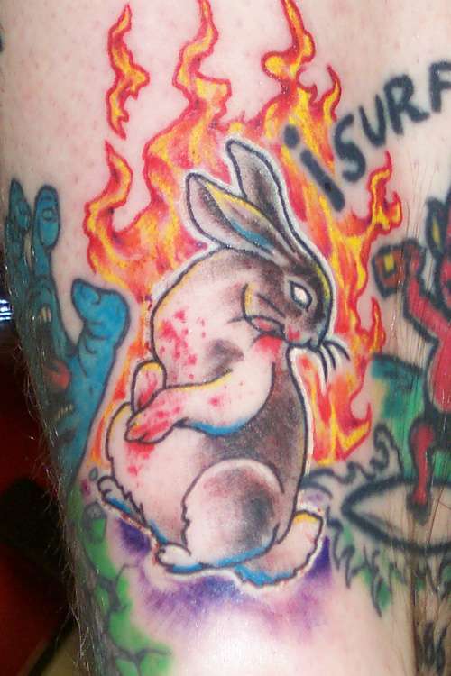 Murder Bunny tattoo