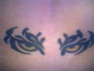 Tiger Eyes tattoo