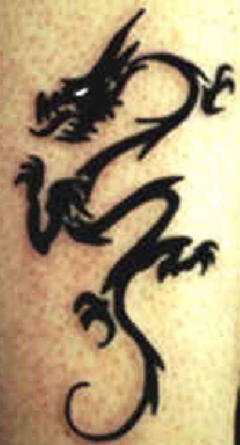 Fancy Dragon tattoo