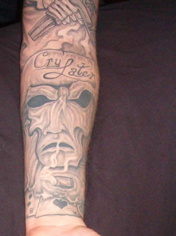 cry later! tattoo