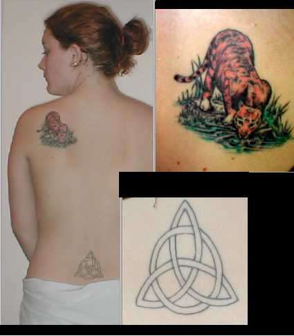 tiger and knot tattoo