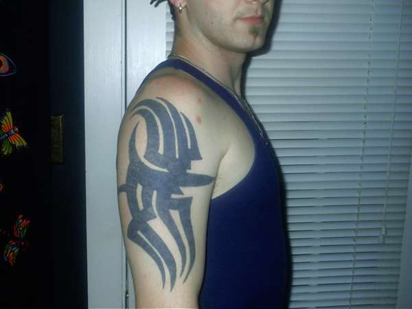 big tribal tattoo