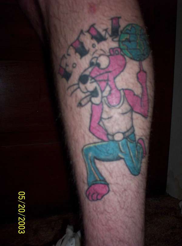 FTW Pink Panther tattoo