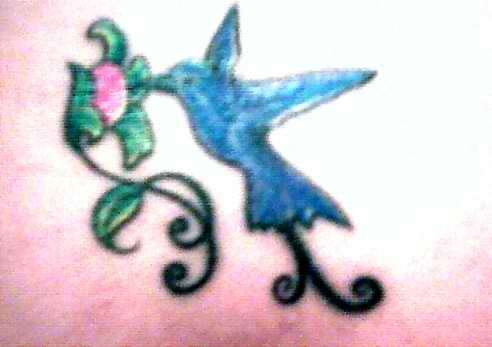 Hummingbird tattoo