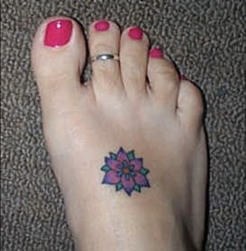 new foot tat tattoo