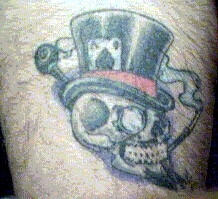 Mr. Lucky tattoo