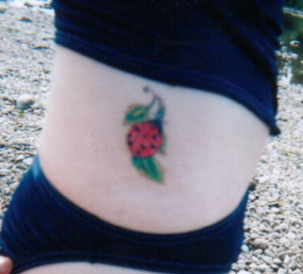 Megan's Ladybug tattoo