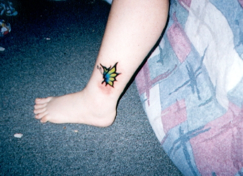 Tribalish Butterfly tattoo