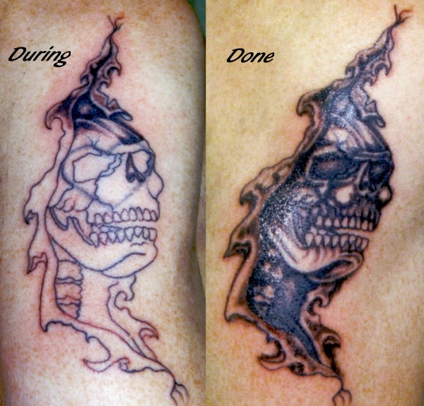 heart cover-up tattoo
