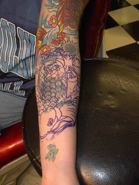 koi fish tattoo
