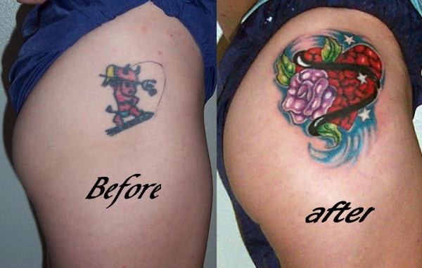 devil cover up tattoo