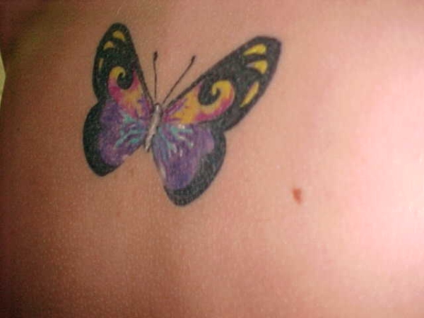 Leslie's Butterfly tattoo