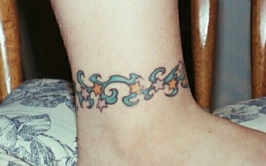 Star Ankle Band tattoo
