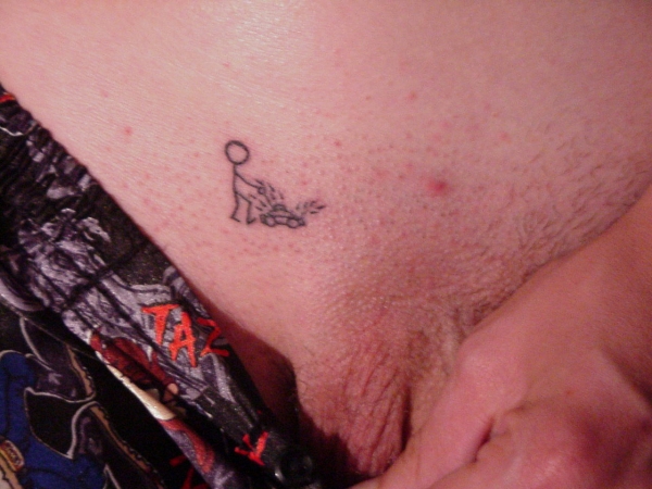 LawnMower Man tattoo.