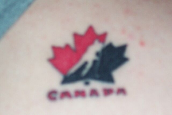 Hockey Canada tattoo