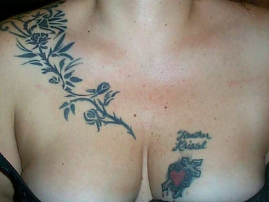 my chest tattoo