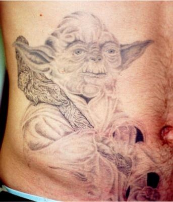 yoda tattoo