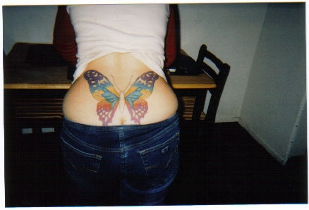 huge butterfly tattoo