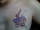 swallow ribbon tattoo
