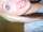 Treble Clef behind ear tattoo