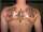 Roses and Cross on Back tattoo