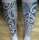Mixed Maori and Polynesian Legs tattoo