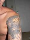 BLUNTLEY's DRAGON tattoo