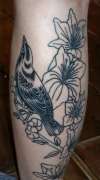 Bird and Flower Tattoo