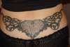 Custom Black Grey Victorian Celtic Scroll Heart tattoo
