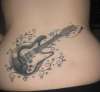 Guitar tattoo